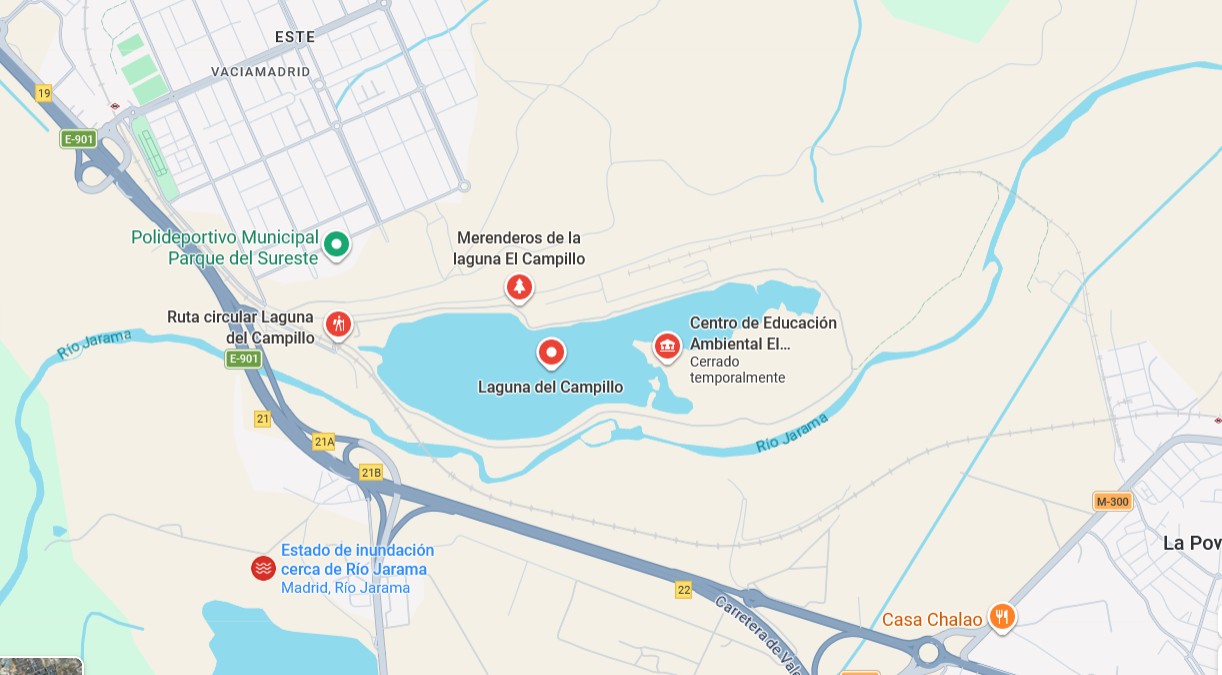 Laguna del Campillo Parking