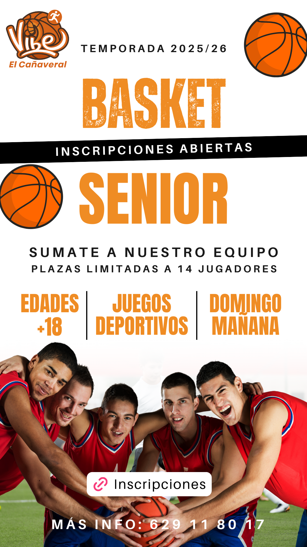ViBe El Cañaveral lanza equipo de baloncesto
