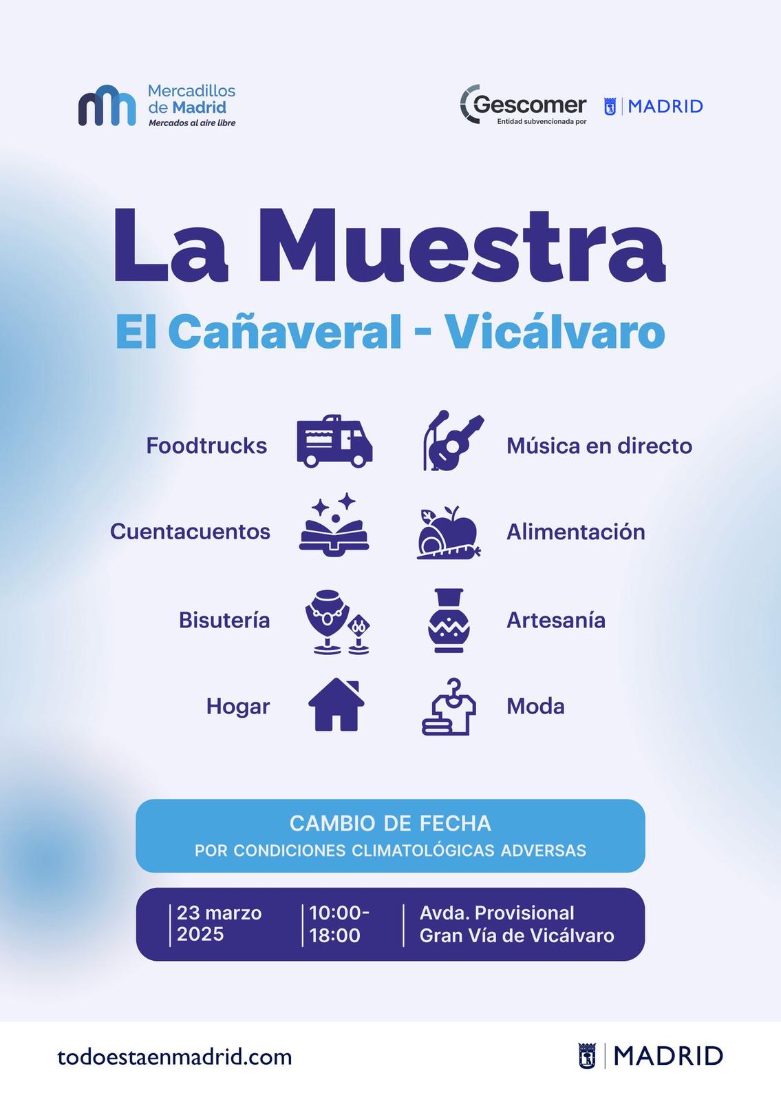 La muestra, el mercadillo del Cañaveral